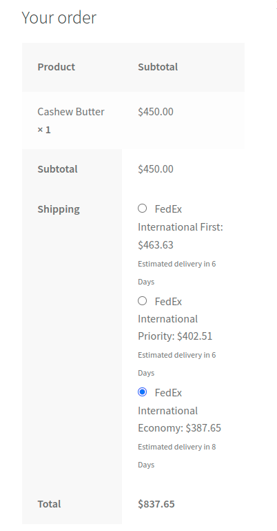 WooCommerce FedEx Shipping Workflow