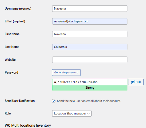 WooCommerce Multi Location shop manager