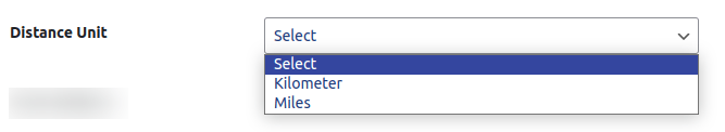 Distance Rate Shipping General Tab