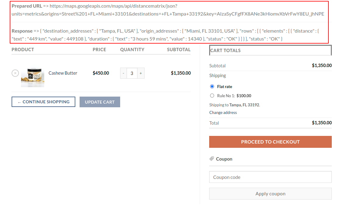 Distance Rate Shipping General Tab