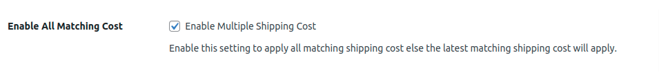 Distance Rate Shipping General Tab