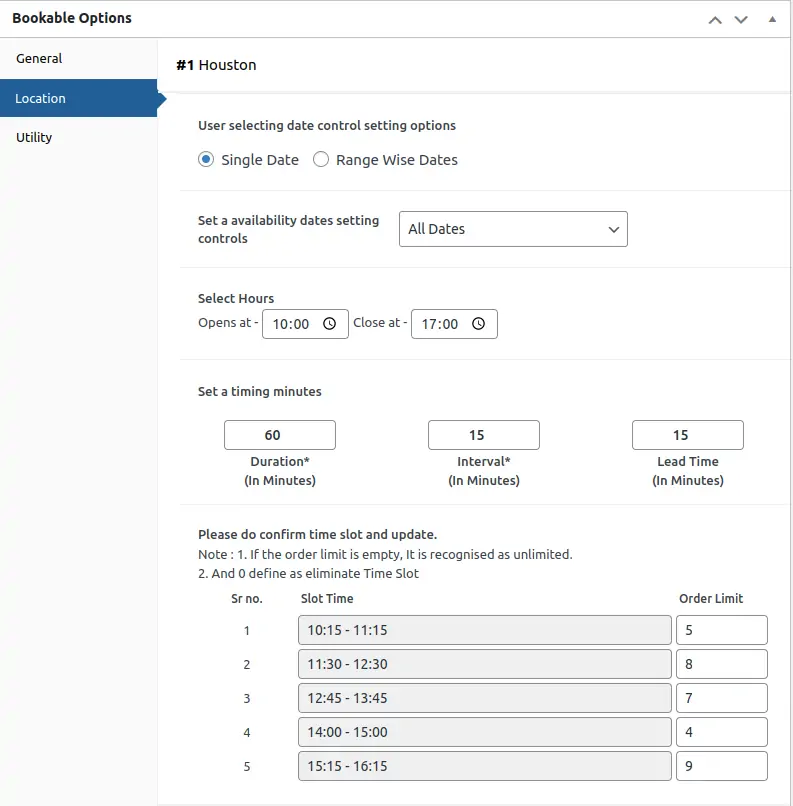 BookUpp WordPress Booking Management
