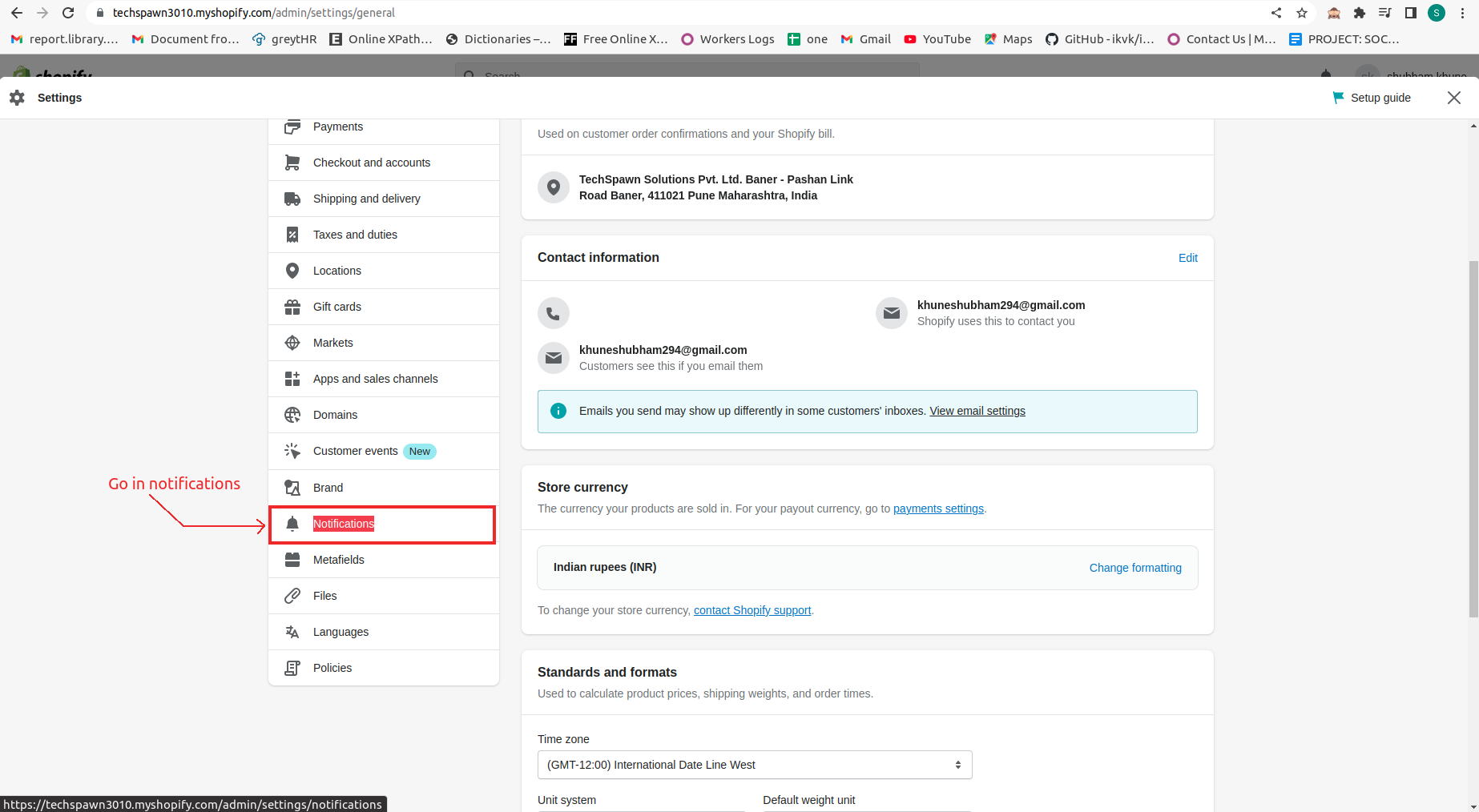 Odoo Shopify Webhook Configuration