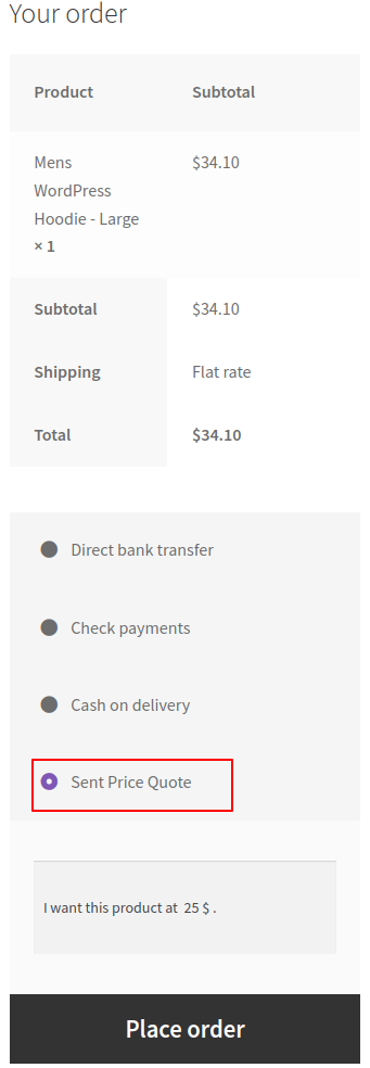 Woocommerce Quoteble Plugin Workflow