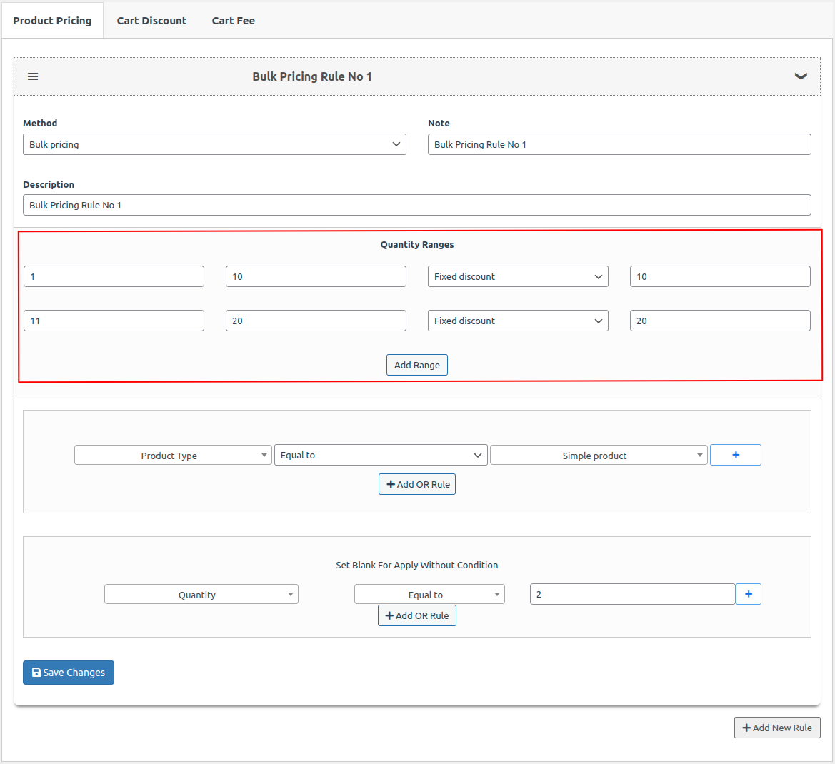 WooCommerce Product Pricing