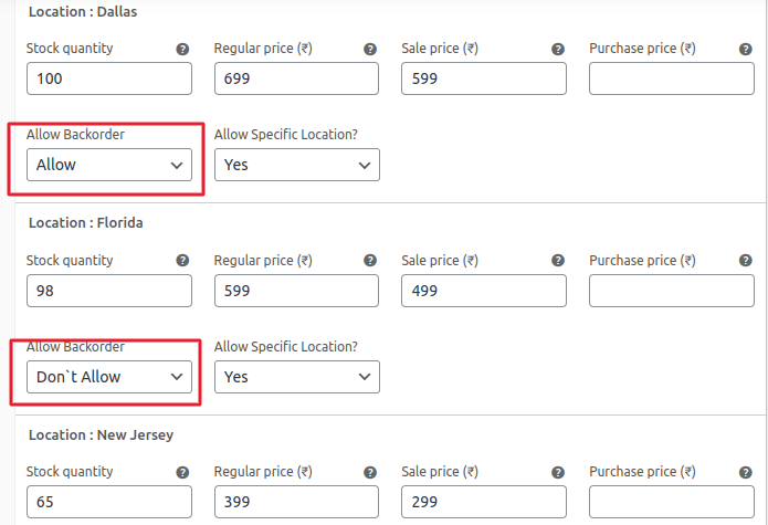 WooCommerce Multi Locations Edit Settings