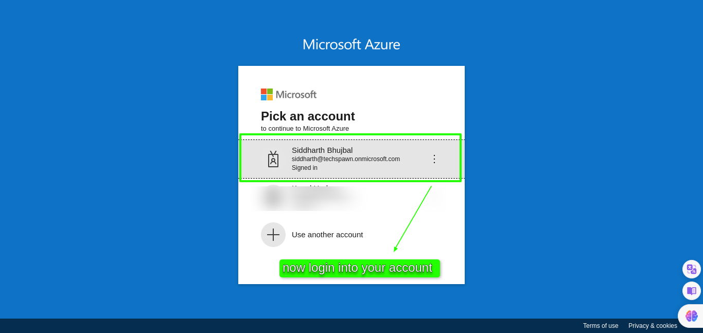 Step To Configure Azure