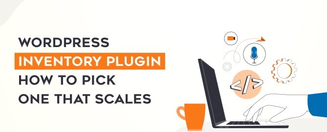 Comparison view of an inventory management plugin for WordPress showing stock control features